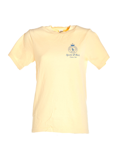 Shop Sporty &amp; Rich T-shirt In Lemon