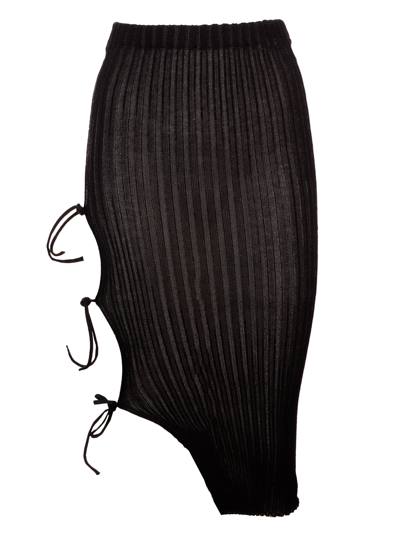 Shop A. Roege Hove Emma Midi Skirt In Black