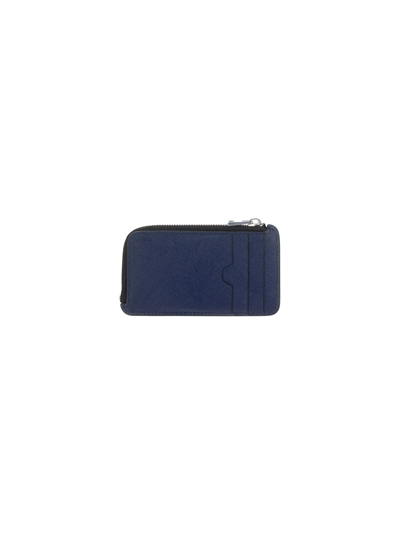 Shop Marni Wallet In Black/blue