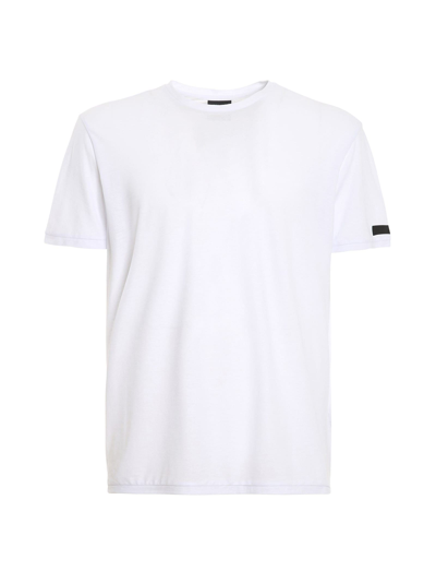 Shop Rrd - Roberto Ricci Design T-shirt Shirty Crepe In White