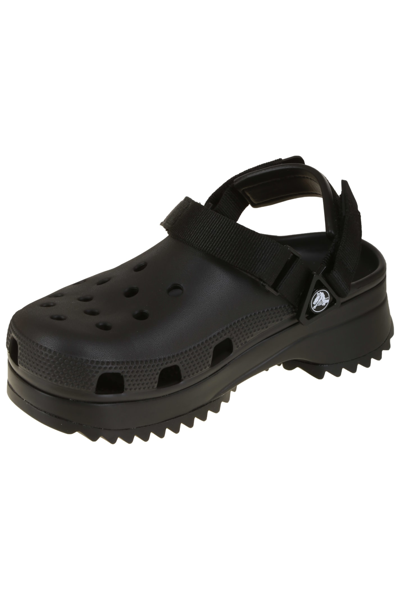 Shop Crocs Classic Hiker Clog In Bkbk Black/black