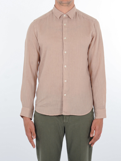 Shop Altea Camicia Bond Regular Shirt In Mastice