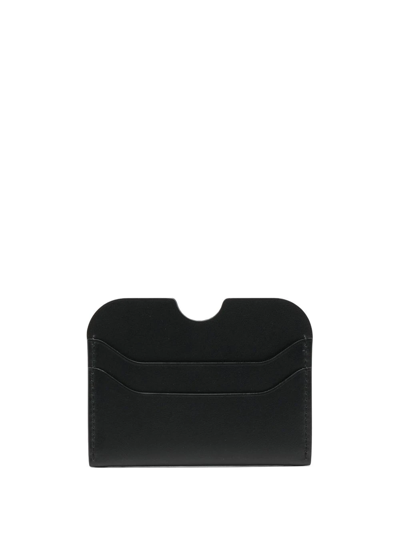 Shop Acne Studios Foil-logo Cardholder In Black