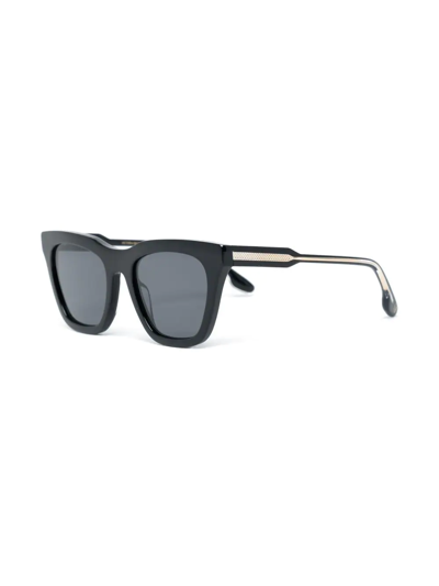 Shop Victoria Beckham Square-frame Sunglasses In Black