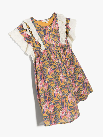 Shop Louise Misha Elisabeth Floral-print Dress In Yellow