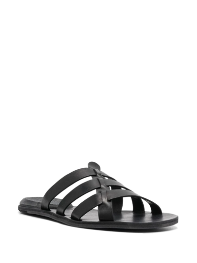 Shop Officine Creative Contraire 101 Flat Sandals In Black