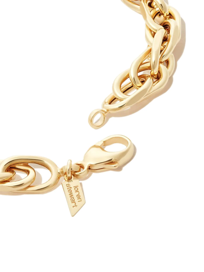 Shop Loren Stewart Nausicca Wheat Chain Necklace In Gold