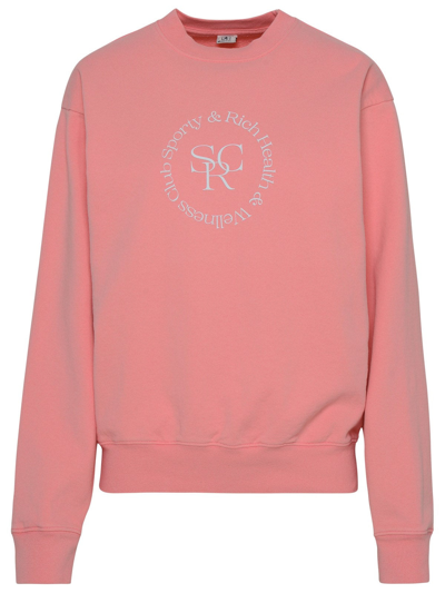 Shop Sporty And Rich Cotton Srhwc Sweatshirt In Pink