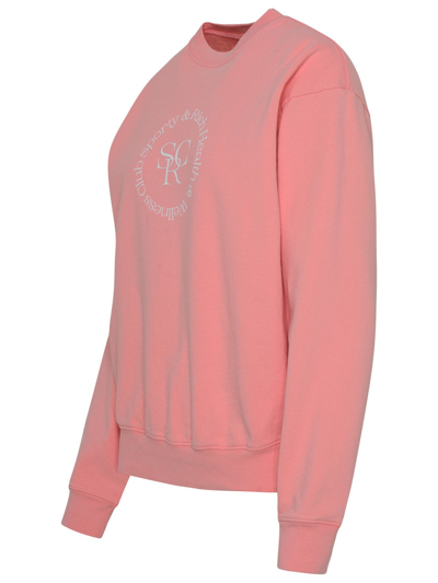 Shop Sporty And Rich Cotton Srhwc Sweatshirt In Pink
