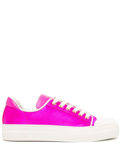 Shop Tom Ford City Toe-cap Sneakers In Pink
