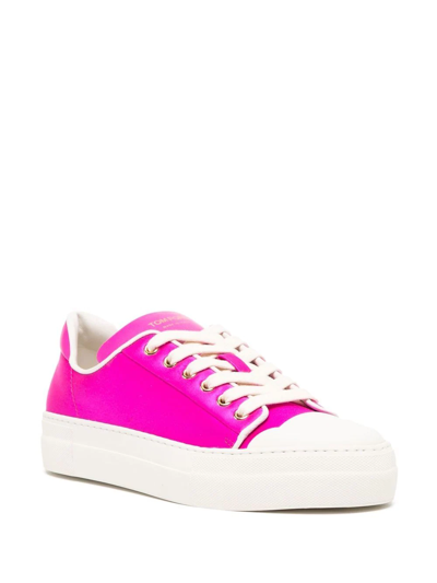 Shop Tom Ford City Toe-cap Sneakers In Pink