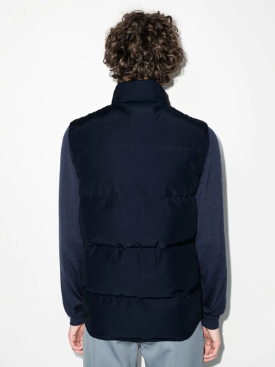 Canada Goose Freestyle Full Zip Down Vest In Blue