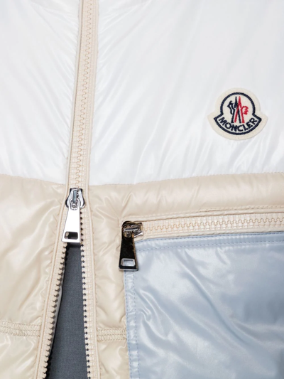 Shop Moncler Criel Quilted Gilet In Neutrals