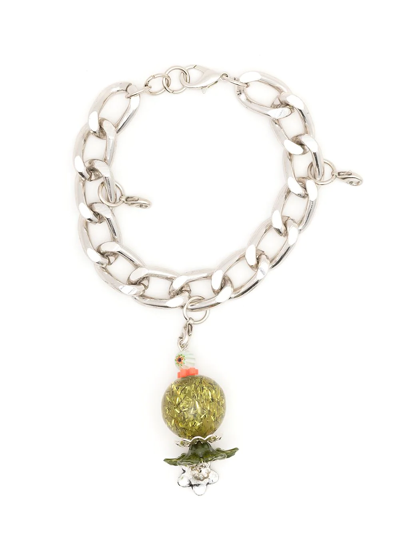Amir Slama Interchangeable Bracelet And Earrings In Silver