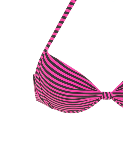 Shop Amir Slama Miss-matching Halterneck Bikini In Pink