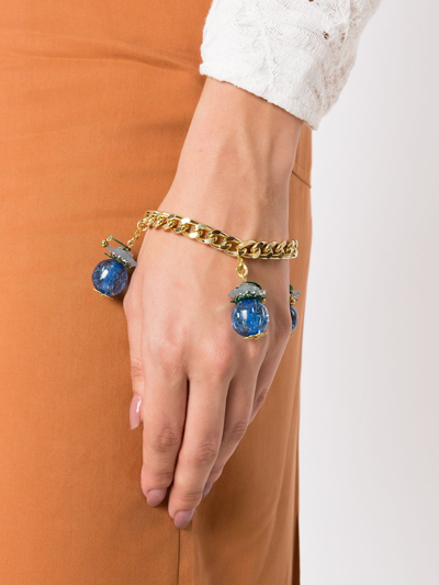 Shop Amir Slama Interchangeable Bracelet And Earrings In Gold