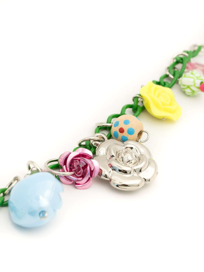 Shop Amir Slama Multi-chain Bead Bracelet In Multicolour