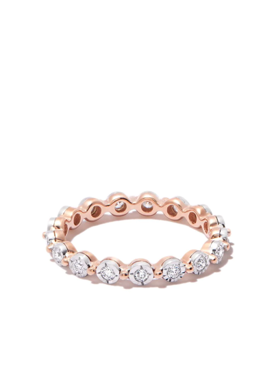 Shop Dana Rebecca Designs 14kt Rose Gold Ava Bea Diamond Eternity Ring In Pink