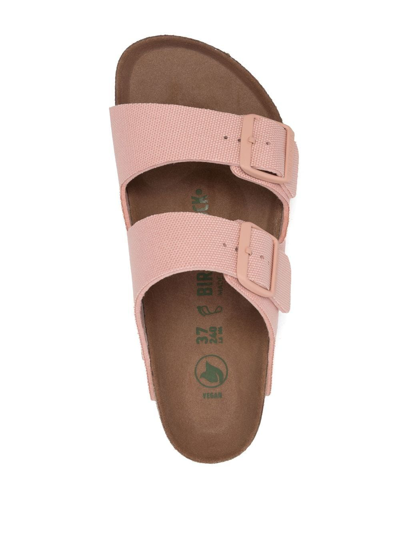 Shop Birkenstock Arizona Side-buckle Detail Slides In Pink