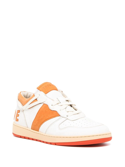 Shop Rhude Rhecess Low-top Sneaker In Orange