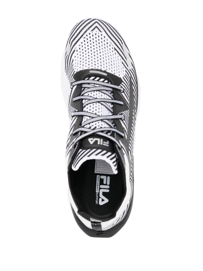 Shop Fila Shocket Running Low-top Sneakers In Black