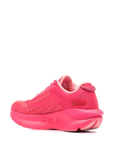 Shop Fila Shocket Train Lace-up Sneakers In Pink