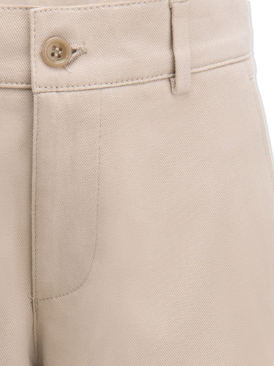Moustache Tailored Knee-length Shorts In Neutrals