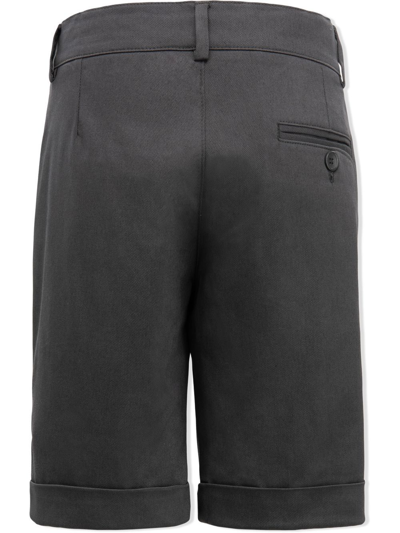 Moustache Tailored Knee-length Shorts In Grey