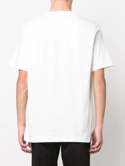 Shop Diesel T-just-e16 Cotton T-shirt In White