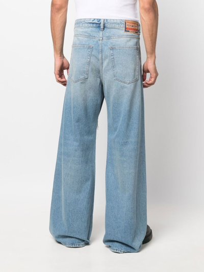 Diesel D-rise Loose-fit Jeans In Blue | ModeSens 