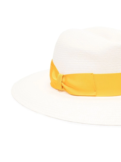 Shop Borsalino Wide-brim Sun Hat In Neutrals