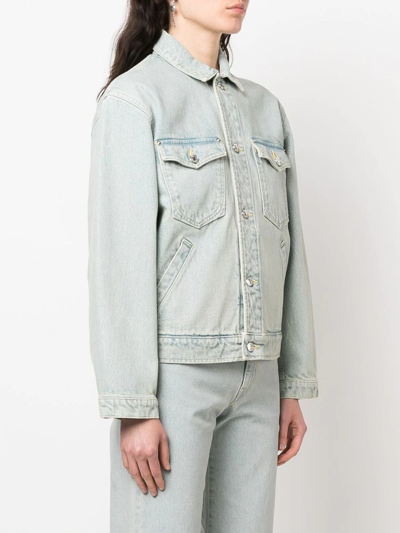 Kenzo X Nigo Floral-print Denim Jacket In Blue