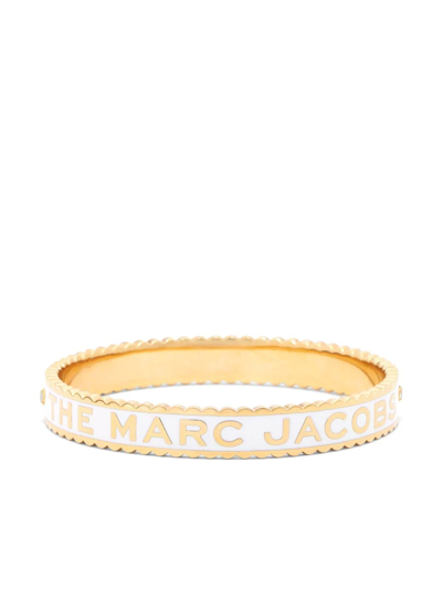 Shop Marc Jacobs The Medallion Lg Bangle In Gold