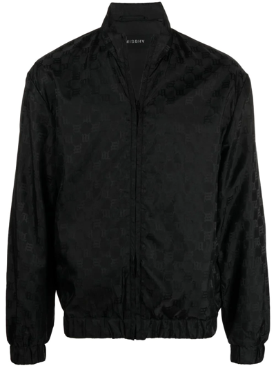 MISBHV Men's Monogram Leather Jacket