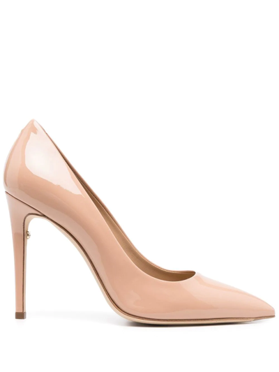 Shop Ferragamo Ilary 105 Pumps In Neutrals