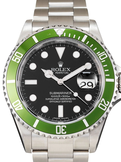 Pre-owned Rolex 2007  Submariner Date 40mm In Black
