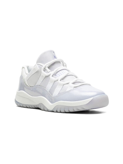 Shop Jordan Air  11 Retro Low "pure Violet" Sneakers In White