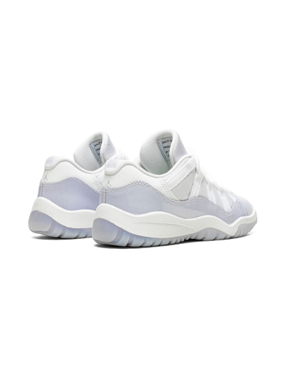 Shop Jordan Air  11 Retro Low "pure Violet" Sneakers In White