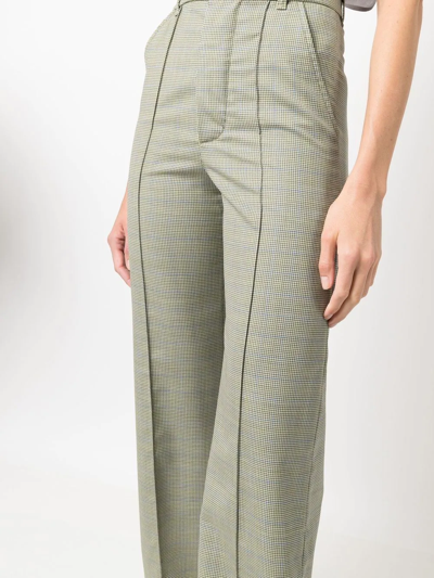 Shop Ninamounah Straight-leg Cut Trousers In Green