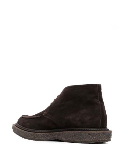 Shop Officine Creative Suede Ankle Boots In Brown