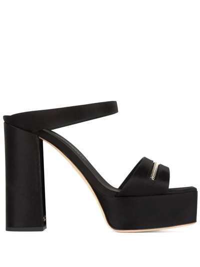 Giuseppe Zanotti Tytania Platform Sandals In Black