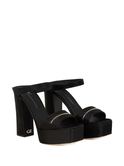 Giuseppe Zanotti Tytania Platform Sandals In Black