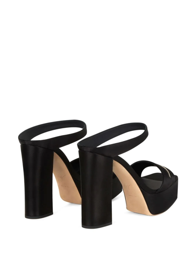 Giuseppe Zanotti Tytania Platform Sandals In Black