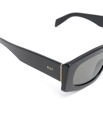 Retrosuperfuture Rectangle-frame Tinted Sunglasses In Black