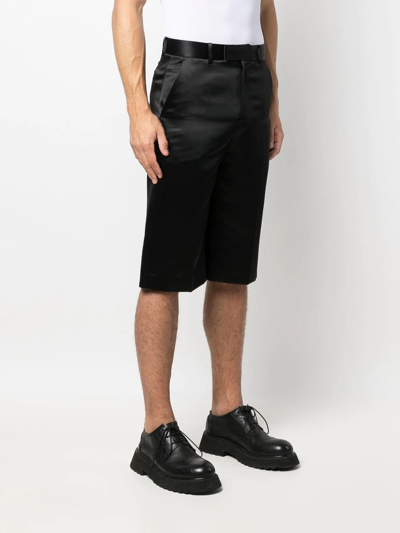 Shop We11 Done Tailored Knee Shorts In Black