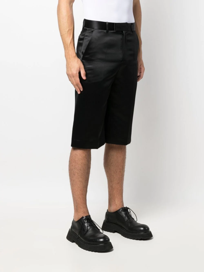 We11 Done Tailored Knee Shorts In Black