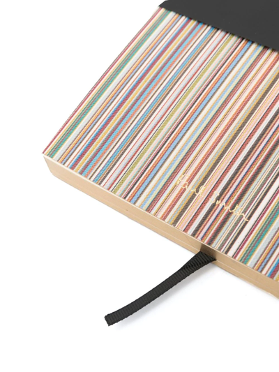 Paul Smith Signature Stripe Notebook In Neutrals