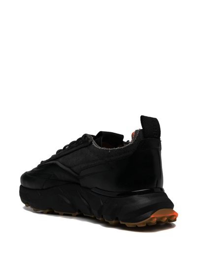 Shop Buttero Low-top Leather Sneakers In Black