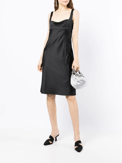 Anna October Sleeveless Party Dress In Black