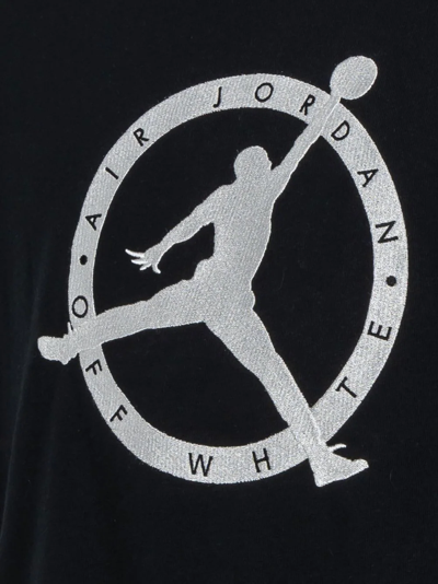 Jordan X Off-white Short-sleeve T-shirt In Black